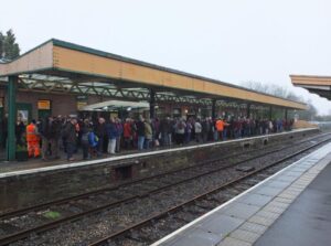 Passengers Waiting for The Royal Oke to London - Photo by Philip Wagstaff