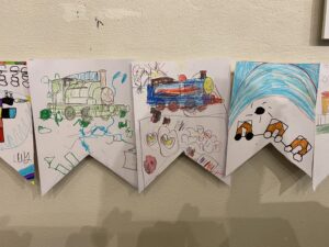 Bunting From Dartmoor Multi Academy Trust Pupils - Photo Kevin Ball