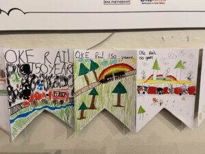 Bunting From Dartmoor Multi Academy Trust Pupils - Photo Kevin Ball