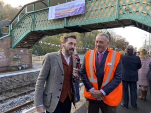 Rail TV Presenter Tim Dunn Interviews Stuart of Network Rail
