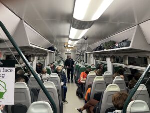 Quite Busy First Train