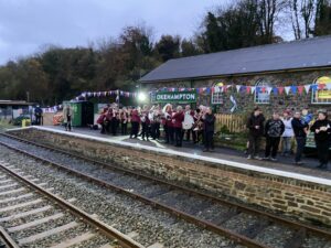 The Band Playing at Okehampton
