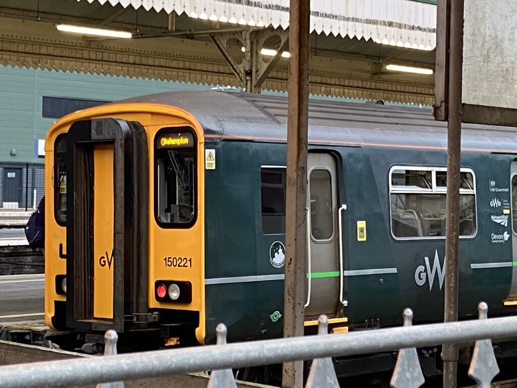 On Platform 2 at Exeter