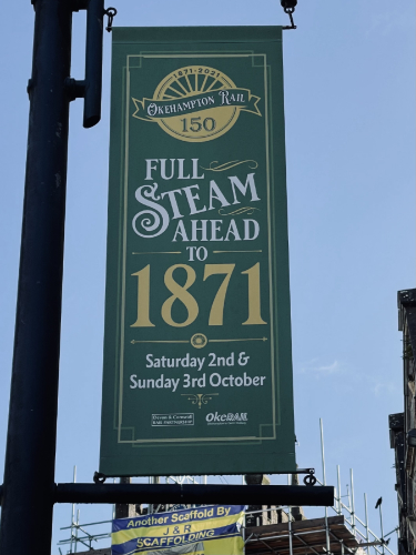 150th Celebration Street Banner - Used With Permission of Hyder Pirwany
