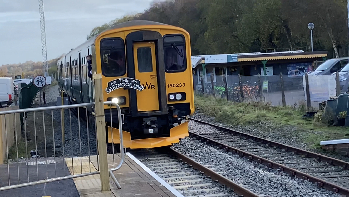 The Special VIP Guests Arrive on a Train From Exeter